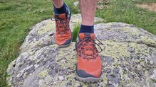 Las Merrell Nova 3 GORE-TEX tienen un buen agarre en roca.