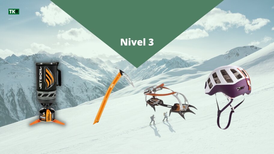 Ejemplo de material para Trekking Invernal Ejemplo de material para Trekking Invernal