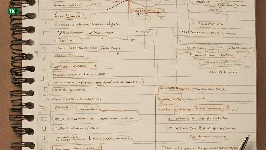 Un simple listado en una libreta puede ayudarnos a saber que hay que llevar o que falta por a�adir en la mochila