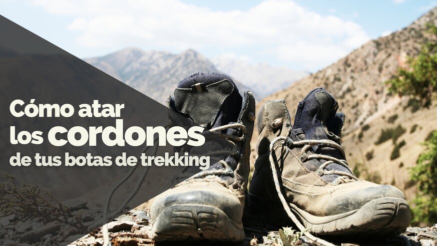 Atado de botas de montaa