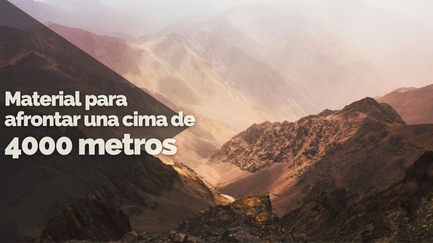 Material para afrontar una cima de 4000 metros En este reportaje te contamos qué material se llevo el equipo de TREKKINGReview a la cima más alta de Marruecos, el Toubkal.